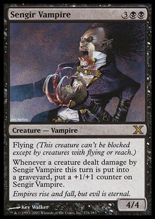 Magic the Gathering: 10th Edition (Base Set) card 176 Sengir Vampire