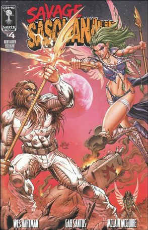Savage Sasquanaut issue 4-D V Ken Marion Kickstarter Exclusive Cover
