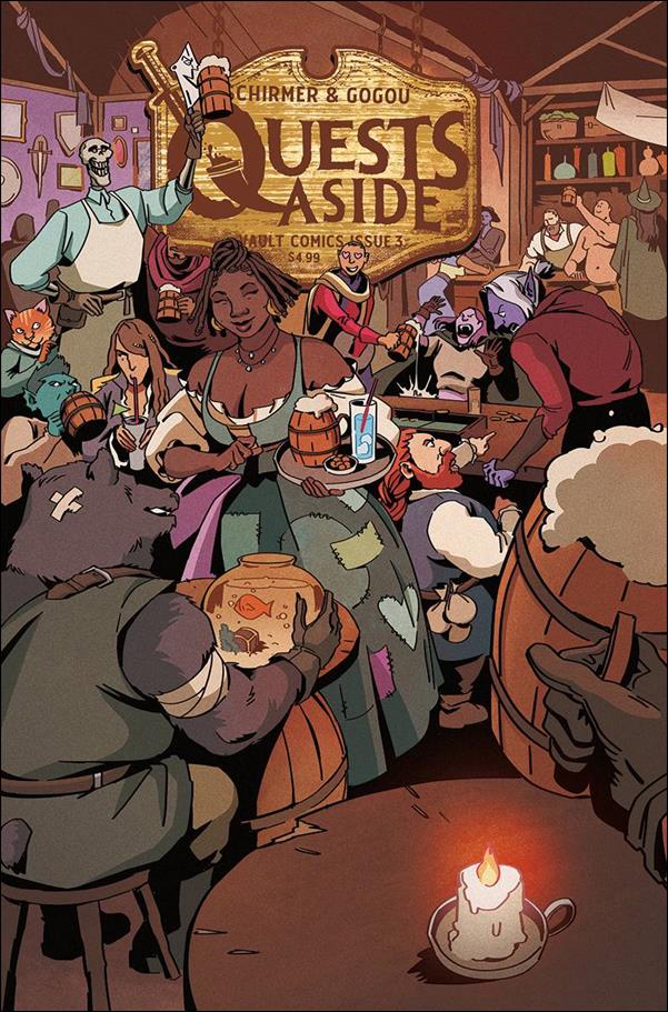 Quests Aside issue 3 Elena Gogou Cover