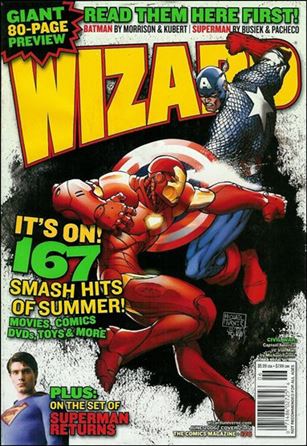 Wizard: The Comics Magazine issue 176-B Michael Turner Civil War Cover