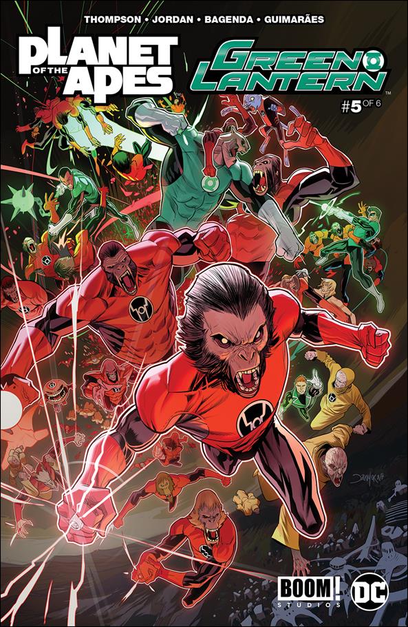 Planet of the Apes/Green Lantern issue 5 Dan Mora Cover