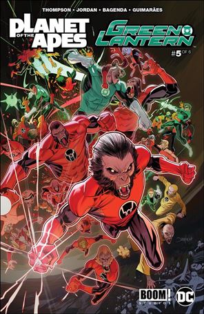 Planet of the Apes/Green Lantern issue 5 Dan Mora Cover