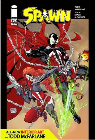 Spawn issue 302-D Todd McFarlane Standard Cover