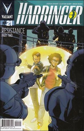 Harbinger (2012) issue 21 Clayton Henry Cover