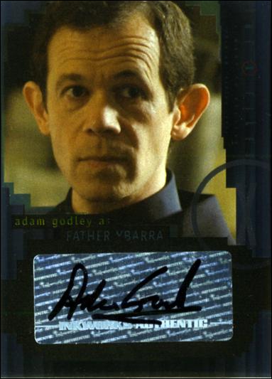X-Files: I Want to Believe (Autograph Subset) card A-6 Adam Godley as Father Ybarra