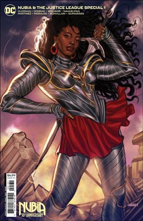 Nubia & the Justice League Special issue 1-C Joshua Swaby Nubia Anniversary Cardstock Cover