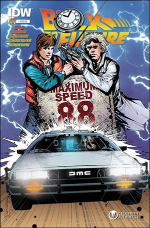 Back to the Future (2015) issue 1-NB Agustin Padilla Celebrity Authentics Cover