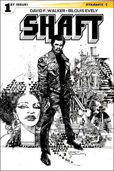 Shaft issue 1-H Denys Cowan & Bill Sienkiewicz 1:10 B&W Cover