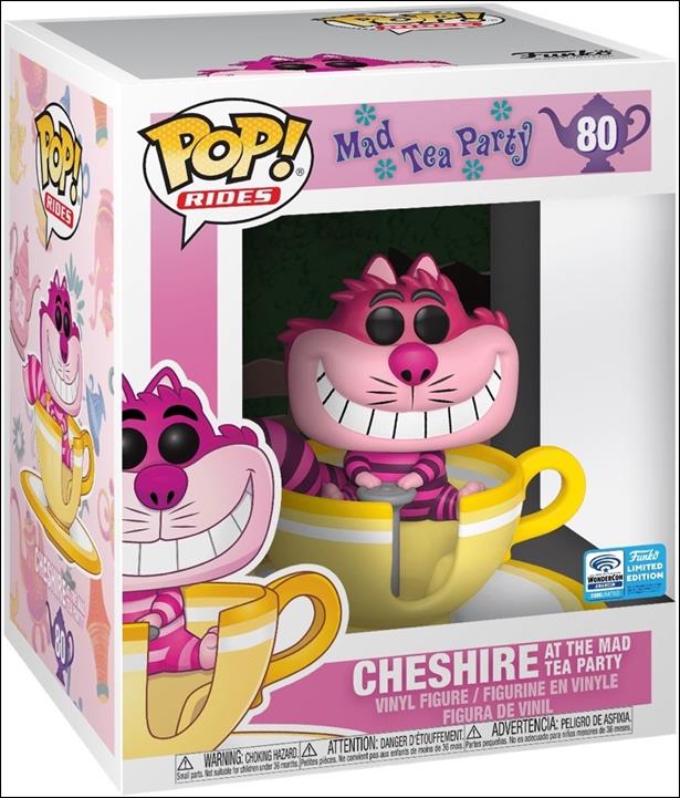 POP! Rides figure 80 Cheshire at the Mad Tea Party Wonder Con Exclusive