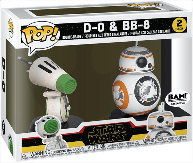 POP! Star Wars Multi-Packs figure nn18 D-O & BB-8 2 Pack BAM! Exclusive