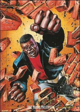 1992 Marvel Masterpieces (Base Set) card 17 Cage