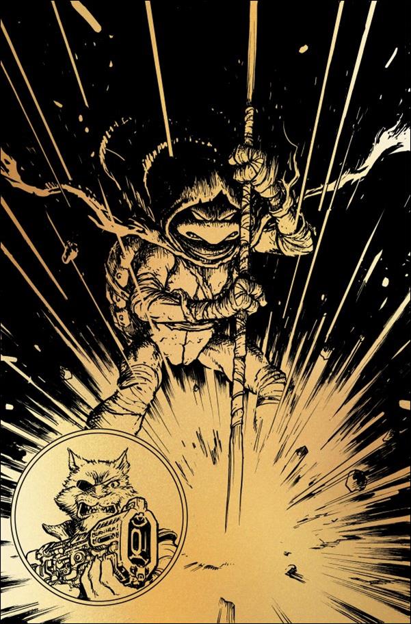 Teenage Mutant Ninja Turtles: Alpha issue 1-G Chris Burnham Gold Foil 1:100 Cardstock Cover