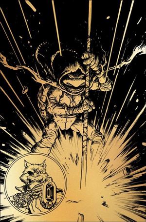 Teenage Mutant Ninja Turtles: Alpha issue 1-G Chris Burnham Gold Foil 1:100 Cardstock Cover