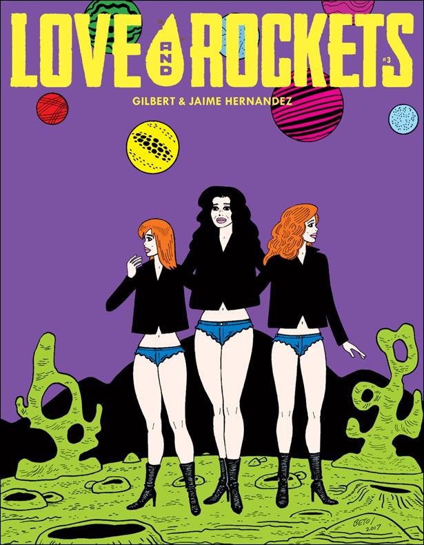 Love and Rockets (2016) issue 3-B Gilbert Hernandez Cover