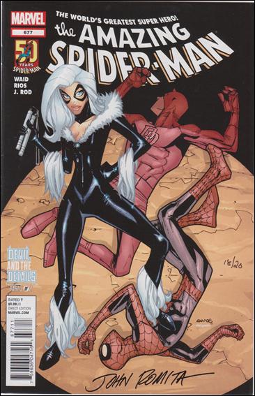 Amazing Spider-Man (1963) issue 677-C DF (Signed by John Romita) 1/20