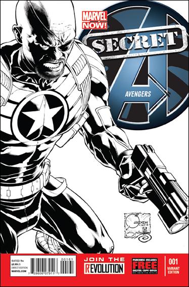 Secret Avengers (2013) issue 1-D Joe Quesada 1:150 Sketch Cover