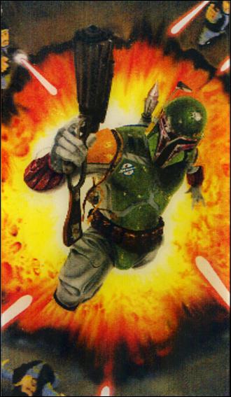 Star Wars Vivid Vision (Promo) card nn-7 Boba Fett (business card)