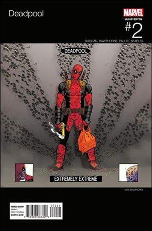 Deadpool (2016) issue 2-D Mike Hawthorne 1:100 Hip Hop Cover