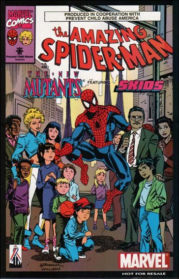 Spider-Man and the New Mutants issue 1-B Non Sponsored Edition