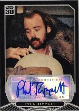 Star Wars 30th Anniversary (Autograph Subset) card nn22 Phil Tippett 1/400 (1:1230 packs)