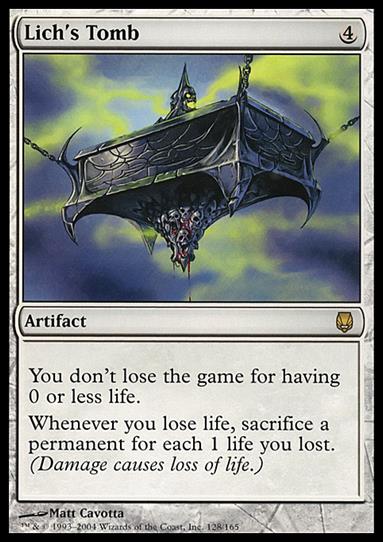 Magic the Gathering: Darksteel (Base Set) card 128 Lich's Tomb