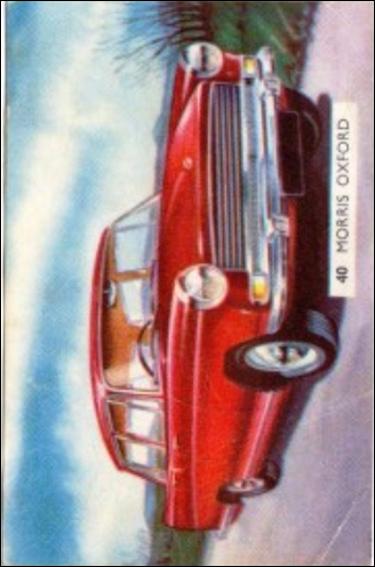 Cavalcade of Cars (Base Set) card 40 Morris Oxford