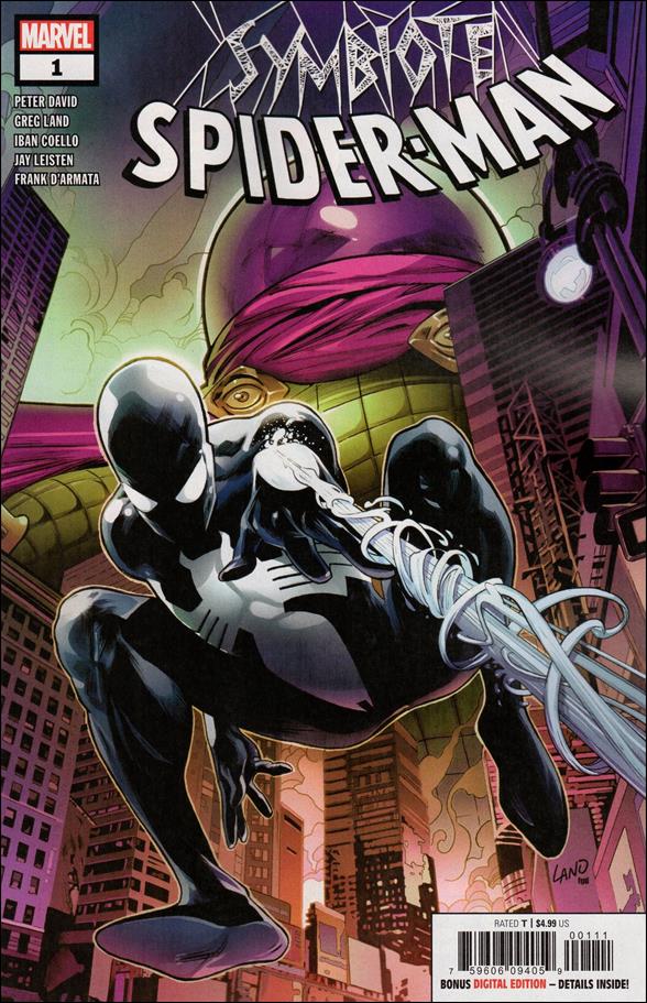 Symbiote Spider-Man issue 1 Greg Land Cover