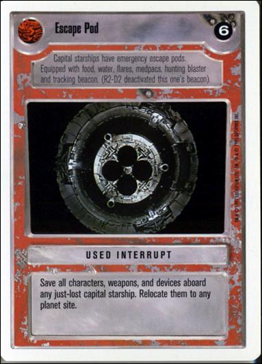 Star Wars: Premiere Unlimited (Base Set) card 260 Escape Pod