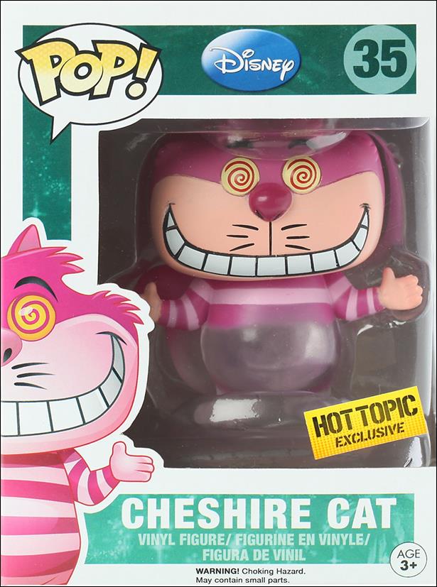 POP! Disney figure 35-C Cheshire Cat (Disappearing) Hot Topic