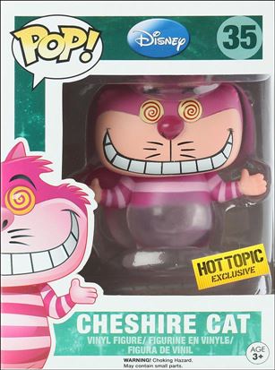 POP! Disney figure 35-C Cheshire Cat (Disappearing) Hot Topic
