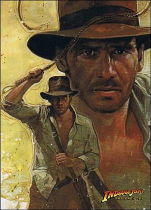 Indiana Jones Masterpieces (Base Set) card 40 Indy the Adventurer