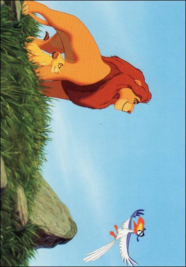 Lion King: Series II (Base Set) card 121 Roaring Lessons