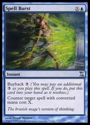 Magic the Gathering: Time Spiral (Base Set) card 79 Spell Burst