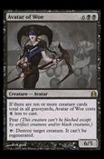 Magic the Gathering: Commander (Base Set) card 73 Avatar of Woe