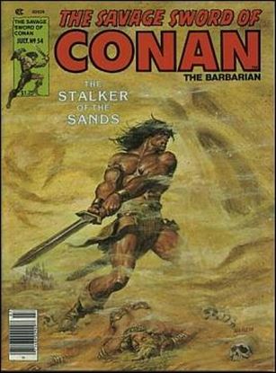 Savage Sword of Conan the Barbarian (Base Set) card 20 Cover Issue #54