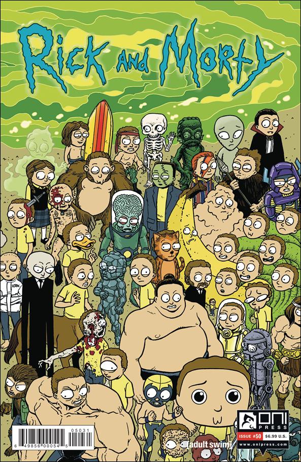 Rick and Morty (2015) issue 50-C Matt Horak Right Side "Morty" Cover