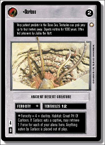 Star Wars: Special Edition Limited (Base Set) card 52 Sarlacc