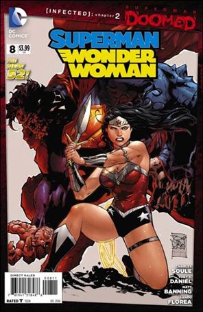 Superman/Wonder Woman issue 8 Tony Daniel Standard Cover