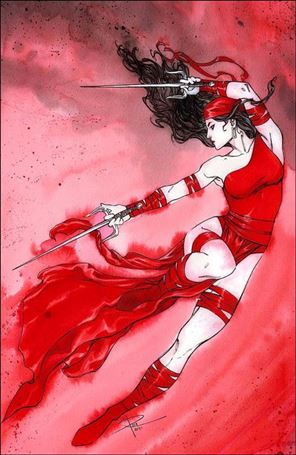 Elektra: Black, White & Blood issue 1-F Sabine Rich Unknown Comics Virgin  Cover