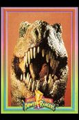 Mighty Morphin Power Rangers: Series 1 (Base Set) card 9 Tyrannosaurus Dinosaur