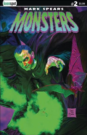 Mark Spears Monsters issue 2-B Mark Spears Spawn #1 Homage Cover