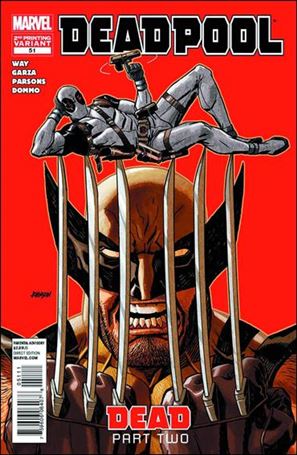 Deadpool (2008) issue 51-B Red Cover (2nd Printing)