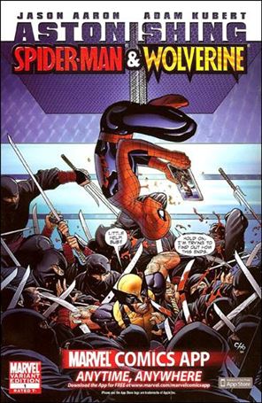 Astonishing Spider-Man & Wolverine issue 1-D Marvel Comics App Cover