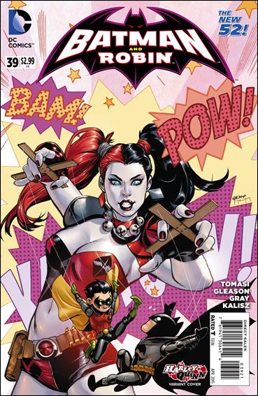Batman and Robin (2011) issue 39-B Emanuela Lupacchino Harley Quinn Cover