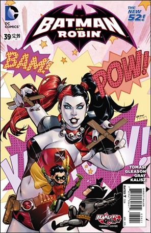 Batman and Robin (2011) issue 39-B Emanuela Lupacchino Harley Quinn Cover