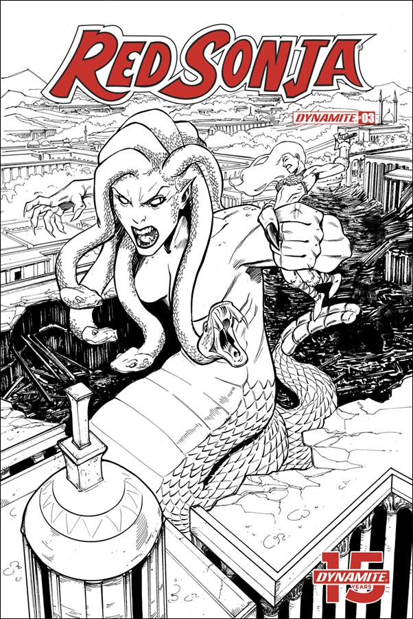 Red Sonja (2019) issue 3-J Bob Q 1:50 Black & White Cover