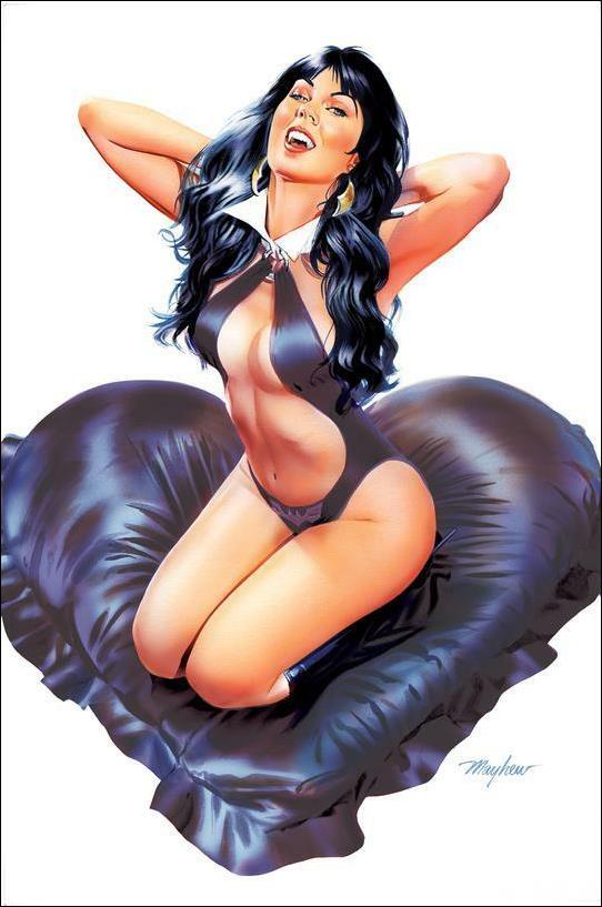 Vampirella: Valentine's Day Special issue 2019-D Mike Mayhew Studio Store Black Cover 1/500