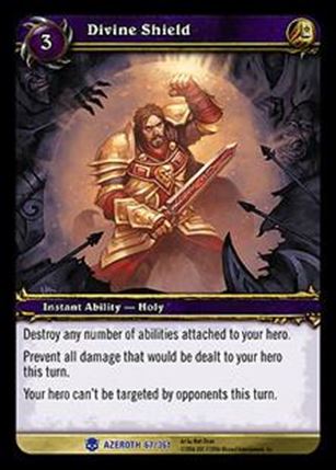 World of Warcraft: Heroes of Azeroth (Base Set) card 67 Divine Shield 