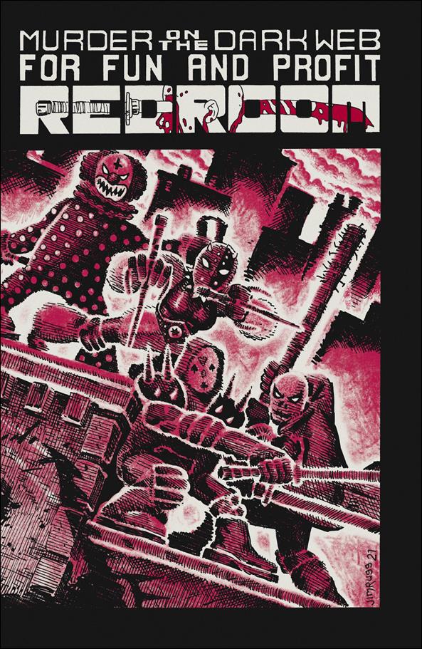 Red Room: The Antisocial Network issue 3-D Jim Rugg 1:15 Cover