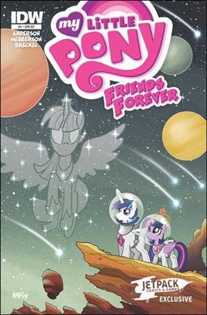 My Little Pony: Friends Forever issue 4-F Jetpack Comics Space Cover